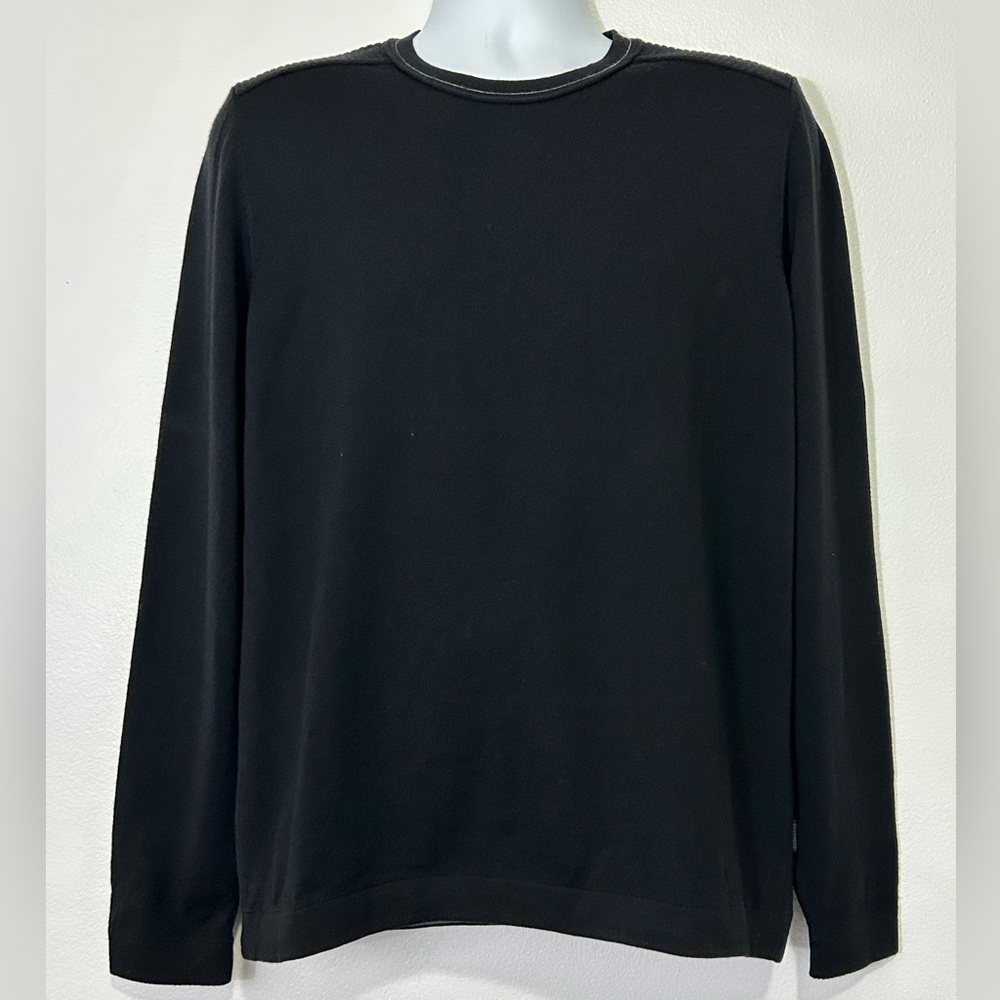 Boss Hugo Boss Mens Size XLarge Black Long Sleeve Sweater